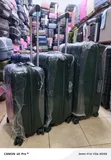 Executive Rubber Plastic Suitcases Full Set (3pcs) - 1