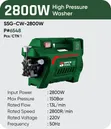 Portable Electric High Pressure Washer - 2