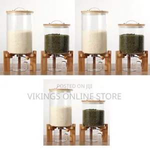 Glass Pantry Grain Dispensers (5L-10L)