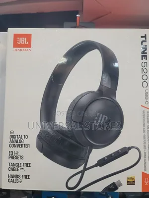 JBL Tune 520C USB-C Wired On-Ear Headphones