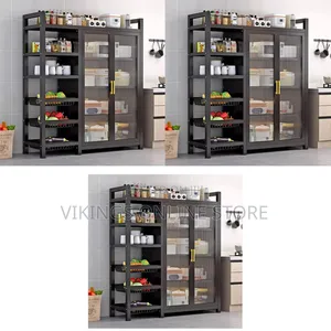 Movable Multifunctional Kitchen Pantry Cabinet