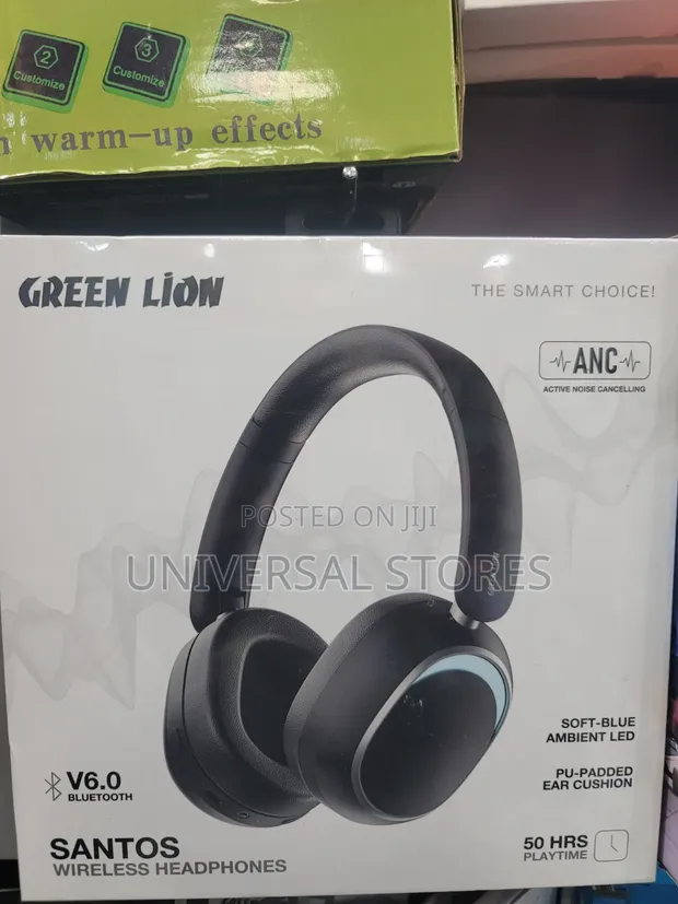 Green Lion Santos Wireless Headphones with ANC - 1