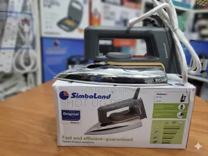 Simbaland Original Electric Dry Iron - Silver (1 Yr Warranty)