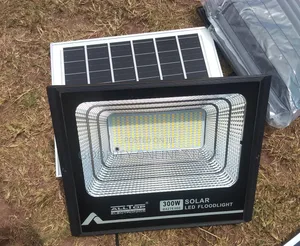 300W Solar Floodlight with Lithium Battery & Remote