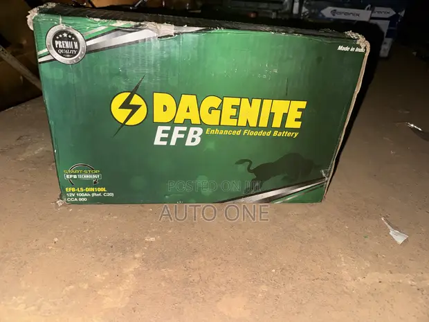Din100 EFB Battery with Start-Stop for Mercedes-Benz - 1