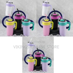 800ml Vacuum Stainless Steel Flask - Purple & Pink
