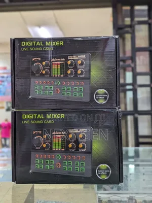 V9 Digital Mixer Live Sound Card - Bluetooth 5.0
