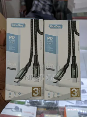 Go-Des 40W Type-C to Type-C Fast Charging Cable 3M