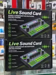 Live Sound Card, Wired Condenser Microphone & Audio Mixer - 1