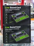 Live Sound Card, Wired Condenser Microphone & Audio Mixer - 2