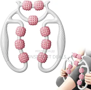 Leg Muscle Massager - Deep Tissue Roller (Pink)