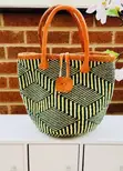 White and Black Kiondo Bag - 3