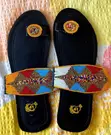 Women's Masai Leather Sandals - Multicolored - 3