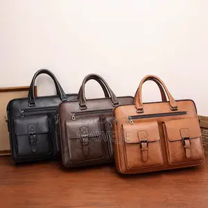 Jeep Original Leather Laptop Bag