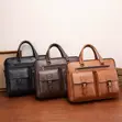Jeep Original Leather Laptop Bag - 1