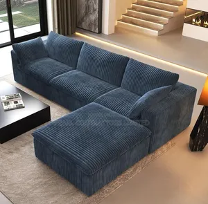 Le Quadra 4 Seater Sofa Couches - Any Colour