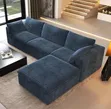 Le Quadra 4 Seater Sofa Couches - Any Colour - 2