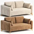 Bismarck 2-Seater Sofas - Brand New, Any Colour - 1