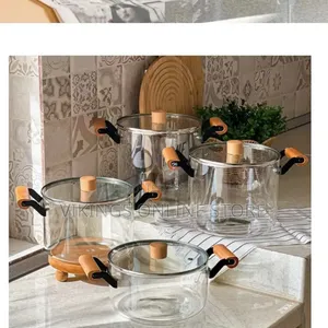High Quality Borosilicate Glass Saucepans