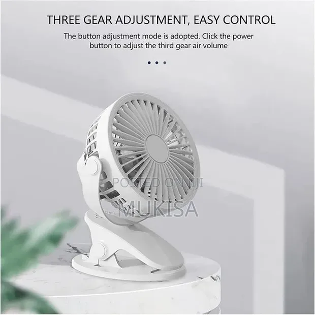 DSP Electric Clip Fan - Green - 1
