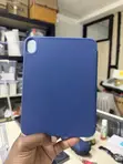Apple iPad Mini 6/7 Silicone Flip Cover - Black - 2