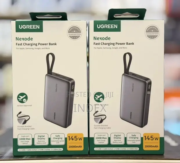 Ugreen Nexode 145W Power Bank 20000mAh Laptop Portable Charger - 1