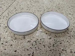 Ceramic Dinner Plates - 12 Piece Set