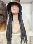 Round Cape Braided Wig - 2
