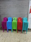 Kids Plastic Chairs - Red - 1