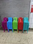 Kids Plastic Chairs - Red - 2