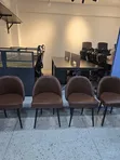 Brand New Dining Leather Chairs (Set of 1) - 1