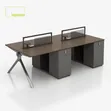 4-Seater Wooden Workstation - Brand New - 3
