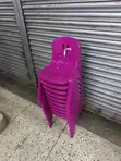 Light Blue Kids Plastic Chairs - 3