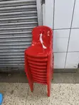 Light Blue Kids Plastic Chairs - 4