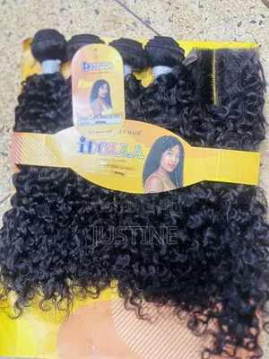Melily Hair Curly 16" with Free Closure