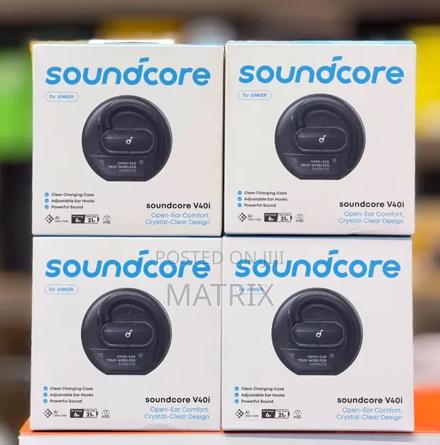 Anker Soundcore V40i Open-Ear Headphones - Blue - 1
