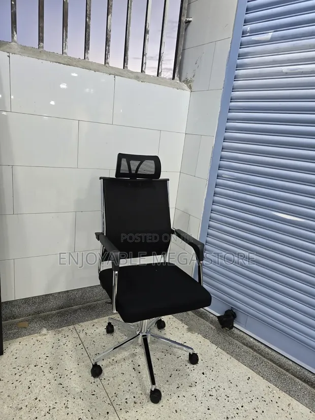 Brand New Metal Framed Office Chair - 1