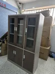 Metallic 3-Door File Cabinet - Brand New - 2