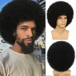 Afro Wigs for Men - Natural Human Hair - 2