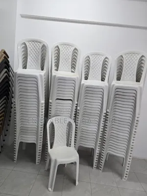 Brand New Plastic Garden Chairs (Armless)