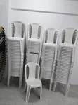 Brand New Plastic Garden Chairs (Armless) - 1