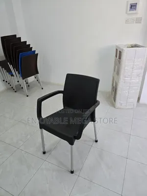 Brand New Heavy Duty Plastic Chairs with Armrests