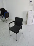 Brand New Heavy Duty Plastic Chairs with Armrests - 1