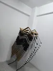 Brand New Heavy Duty Plastic Chairs with Armrests - 3