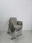 Brand New Executive Plastic Chairs with Armrests - 1