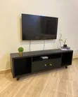Black TV Stand Unit - 1.9 Meter - 4