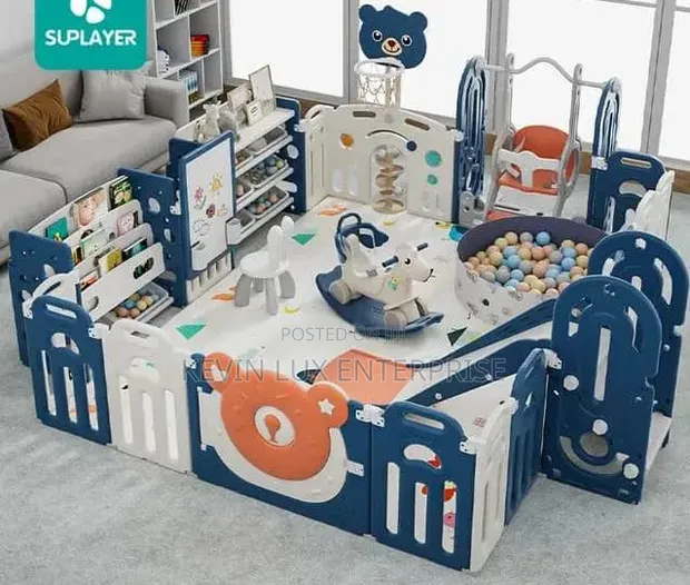 Baby Play Pen - Full Plastic - 1