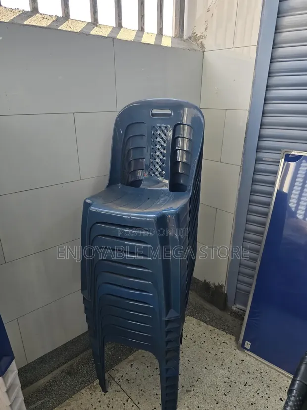Brand New Armless Plastic Chair - 1