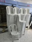 Brand New Plastic Chairs (Set of 1) - 3