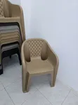 Brand New Plastic Chairs with Armrests - 3